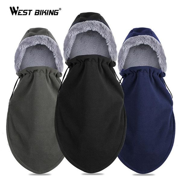 

winter warm balaclava cycling face mask hat windproof outdoor motorcycle ski for men, women caps & masks, Black