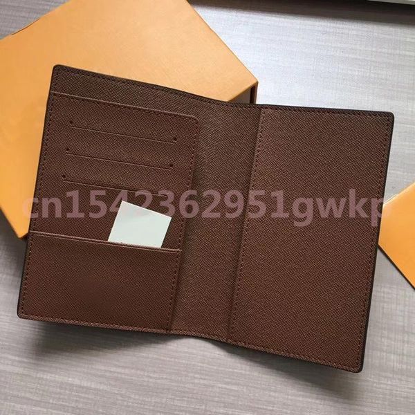 

card holders design travel passport holder men/women's fashion portable wallet cover with box, Brown;gray