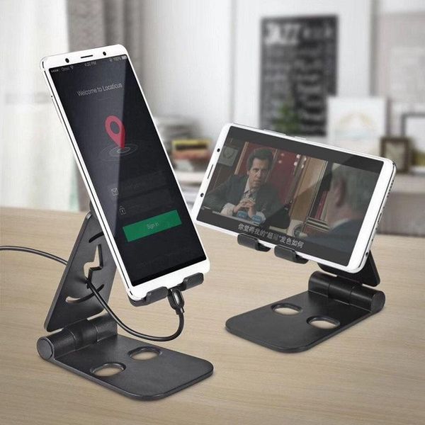 

zeallion adjustable mobile phone holder stand desk table foldable extend support pc for smart cell mounts & holders