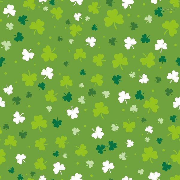 

party decoration st. patrick's day backdrop clover green pography background holiday celebration po booth studio prop1