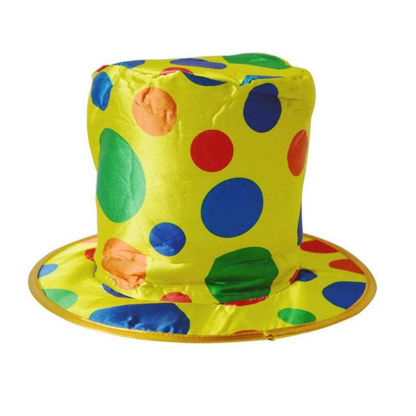 

other event & party supplies polka dot clown hat circus for carnival up hats caps halloween cosplay costume accessories boys girls child