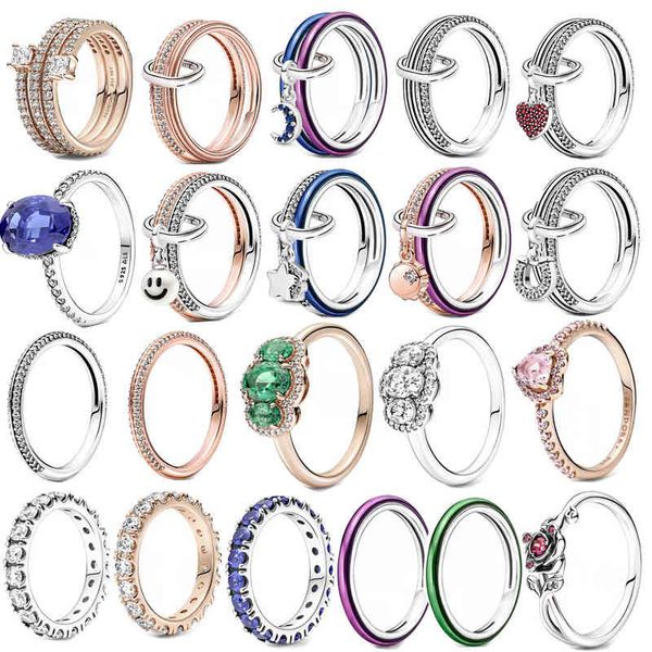 

new woman wedding engagement ring 100% 925 sterling silver classic round zircon set rings fashion european jewelry belt