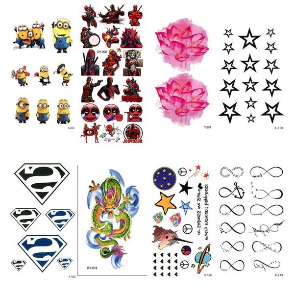 

temporary tattoos tattoo sticker waterproof tatoo fake sleeves tatto cute hand tattos transfer