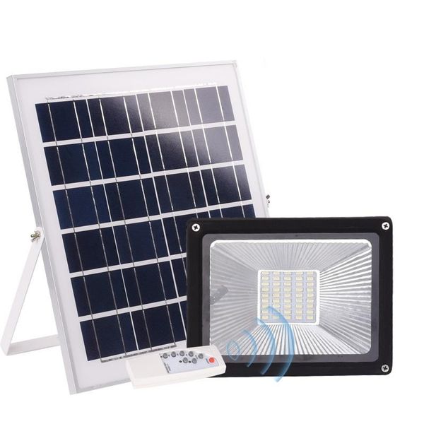 

floodlights lukloy solar energy intelligent remote control ip67 flood light for outdoor court/building exterior/square/billboard lighting