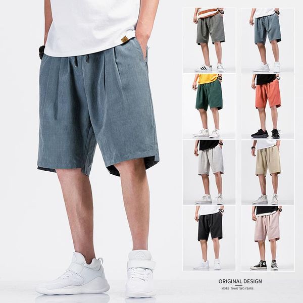 

korean fashion men's shorts, White;black