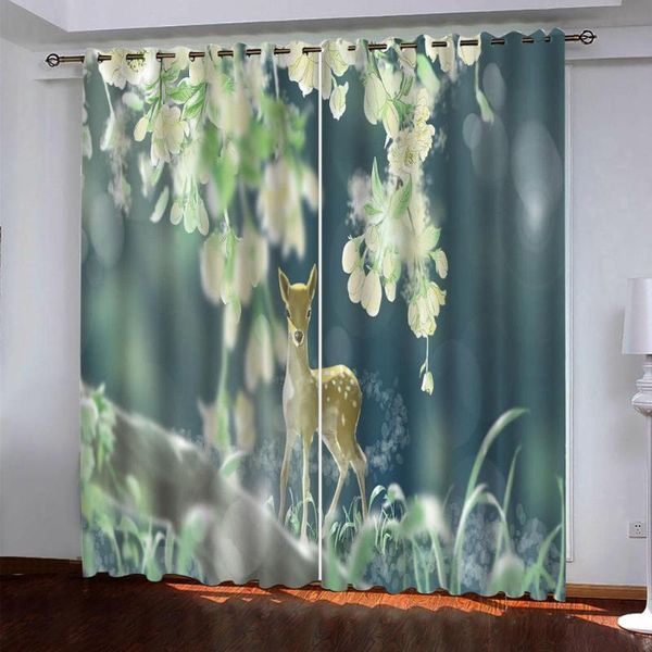

curtain & drapes customize window living room bedroom blackout 3d curtains sunshade home high-quality modern decoration