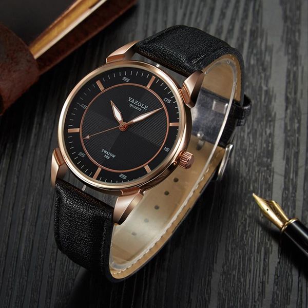 

wristwatches 2021 yazole quartz watch fashion casual relogio masculino luxury men brand wristwatch relojes business, Slivery;brown