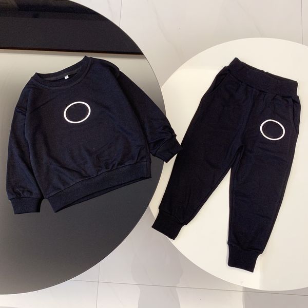 

kids clothing sets boys girls tracksuits suit letters print 2pcs designer sweater pant suits chidlren casual sport clothes y211041, White