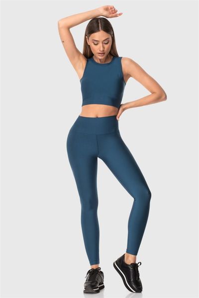 

women's leggings superstacy high bel oil blue sports, Black
