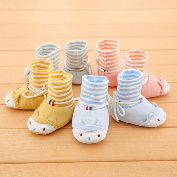 

baby footwear, cotton shoes, newborn shoes, toddlers, fall and winter, Pink;yellow