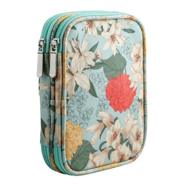 

other arts and crafts double zipper knitting needle kit organizer bags large capacity storage case supplies needles hook diy