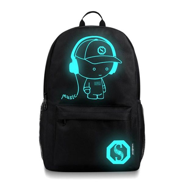 

backpack bag accessory 2021 light preppy teenagers noctilucent cartoon school bags student drop <=487g37