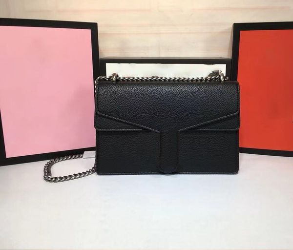 

new 7a+ quality cowhide bags luxury handbags ladies crossbody bag designer shoulder chain bag fashion classic retro dinner with box g family