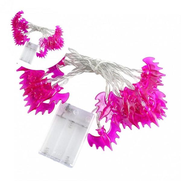 

party hats long battery life eco-friendly halloween bat led string lamp for