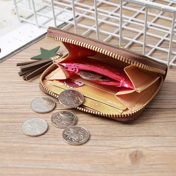 

wallets vogvigo mini cat heart women's purse card holder women small wallet female bag zipper clutch coin purses portefeuille femme, Red;black