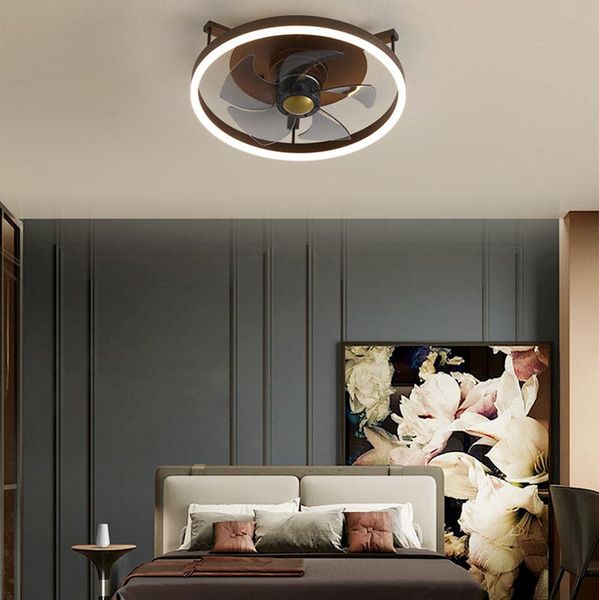 

electric fans ultra-thin ceiling fan lamp household living room modern minimalist bedroom dining