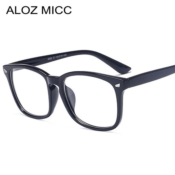 

fashion square women spectacle frame classic optical glasses men plain eyeglasses frames culos de q360 sunglasses, Black