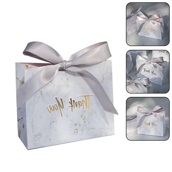 

fashion creative mini grey marble gift bag box for wedding favours candy boxs package/party baby shower paper chocolate boxes wrap