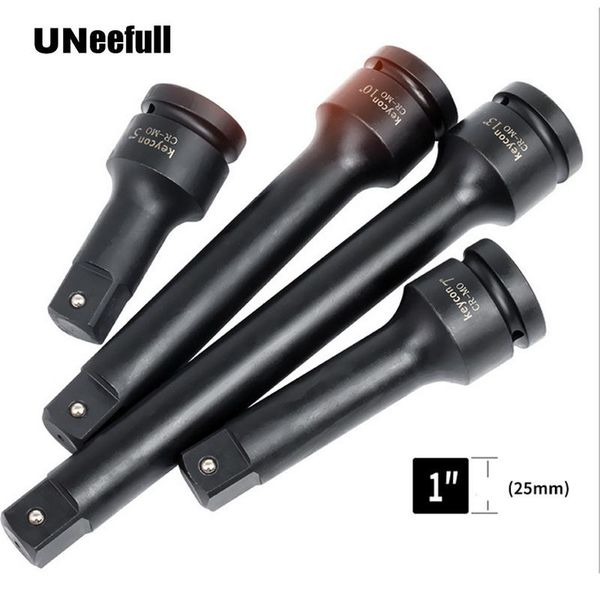 

hand tools uneefull 1" 25mm socket cr-mo pneumatic drive extension bar black rod tool auto repair