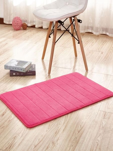 

bath mats 2021 bathroom absorbent carpet vertical stripes mat rectangular door