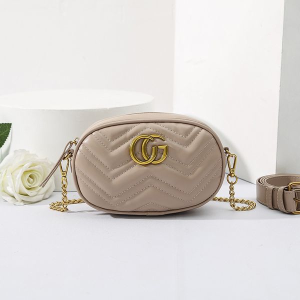 

70% factory store french niche chest ins small round fashion versatile foreign style waist bag chain one shoulder messenger bag