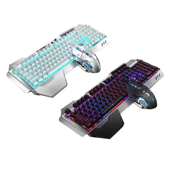 

keyboard mouse combos classic delicate k680 2.4g wireless rechargeable 26 keys non-conflict 6 button set