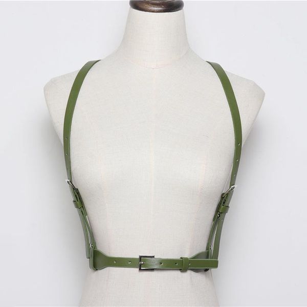 

belts women's leather bel lady wear bondage harness waistband harajuku slim body waist belt, Black;brown