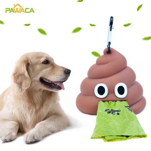 

dog travel & outdoors pet waste bag dispenser poop dogs cat trash carrier loader cleaning tool products fecal shape outdoor portable