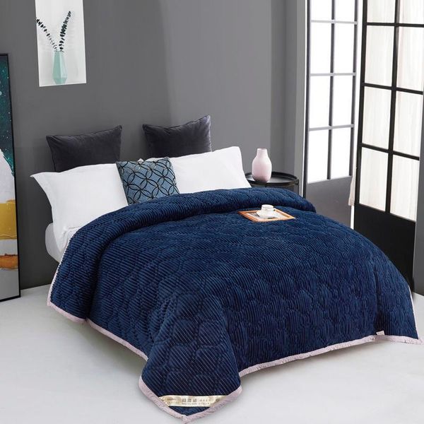 

super warm blanket 230x250cm luxury thick blankets for beds fleece and throws winter bed cover manta en la cama
