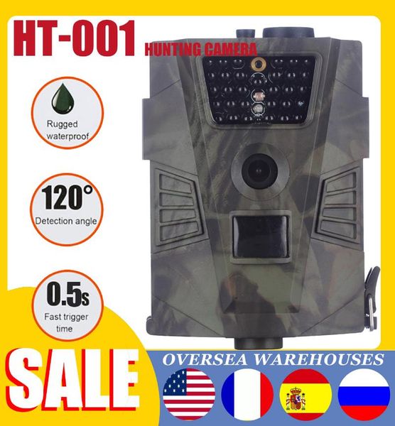 

hunting cameras ht-001 12mp 1080p 850nm trail camera led wild night vision wildlife animal po traps dropship