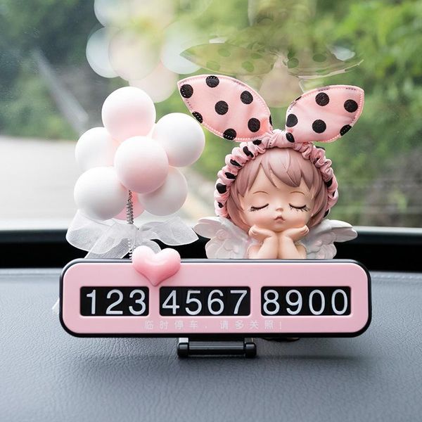 

interior decorations car styling temporary parking card phone number plate telephone park sin car-styling automobile accessories