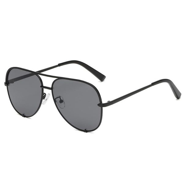 

sunglasses 2021 trend personality pilot gradient lens no polarized men vintage outdoor driving sun glasses male gafas de sol, White;black