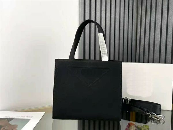 

latest designer twill cavans women shopping totes large letter embossed triangle sequined handbags detachable adjustable strap shoulder bag