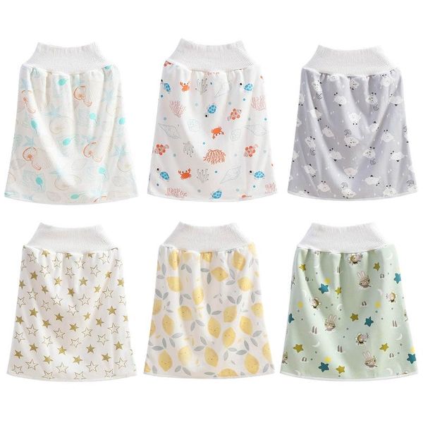 

cloth diapers 2 in 1 comfy infants baby diaper skirt waterproof potty training shorts pants a2ub