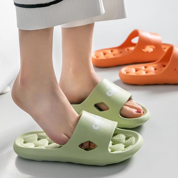 

slippers female with a kong hou bottom anti-slip bath summer quick-drying indoor women slides, Black
