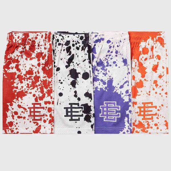 

eric emanuel short ee men's casual basic shorts newyork city skyline fitness summer gym workout mesh basketball football sports pants u, White;black