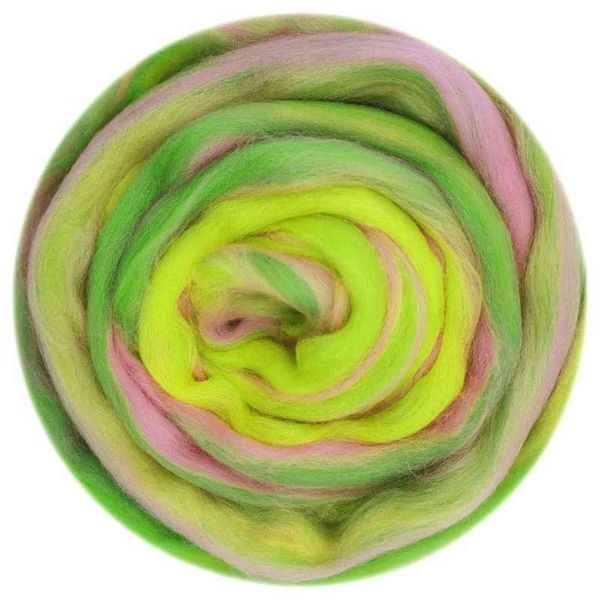 1 pc misturado lã roving 50g, merino misturado, mão tingido de lã de lã, agulha e material de feltro molhado, agulha feltragem diy lã (No.9) y211129