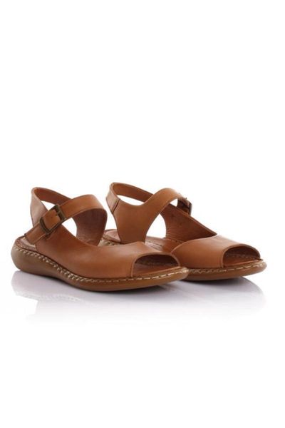

sandals women tan misy genuine leather, Black