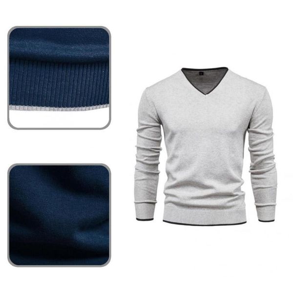 

men's sweaters windproof warm knitting sweater male men slim for office, White;black