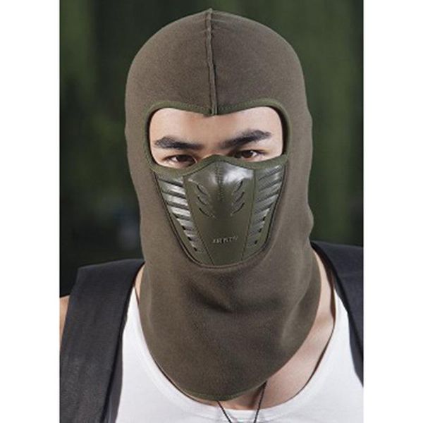 

winter polar fleece thermal balaclava face cover warm cap guard ski snowboard helmet liner head shield beanie hat men women beanies
