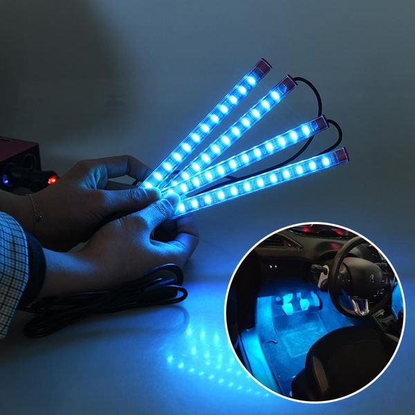 

car atmosphere lamp foot sole remote control interior decoration multiple modes interior&external lights