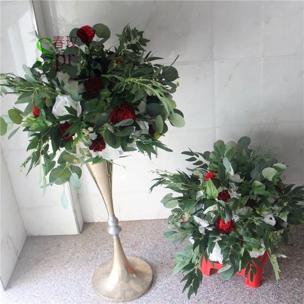 

decorative flowers & wreaths spr 10pcs/lot artifical flower ball centerpieces for wedding centerpiece decoration