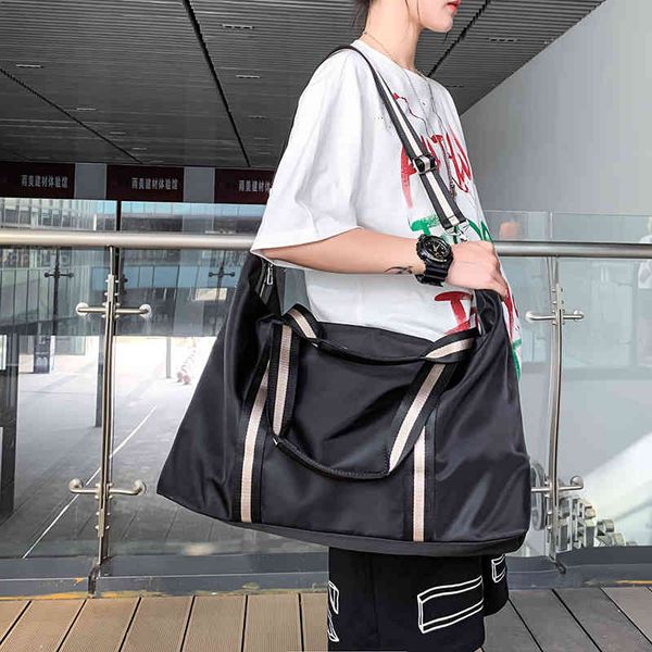 

travelling bag duffel s large capacity single shoulder luggage short distance portable travel women's multifunctional waterproof sports
