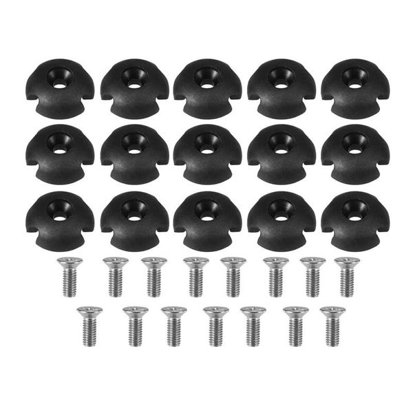 

rafts/inflatable boats deck line guide 15 pcs durable nylon large clover slotted round out for kayak canoe