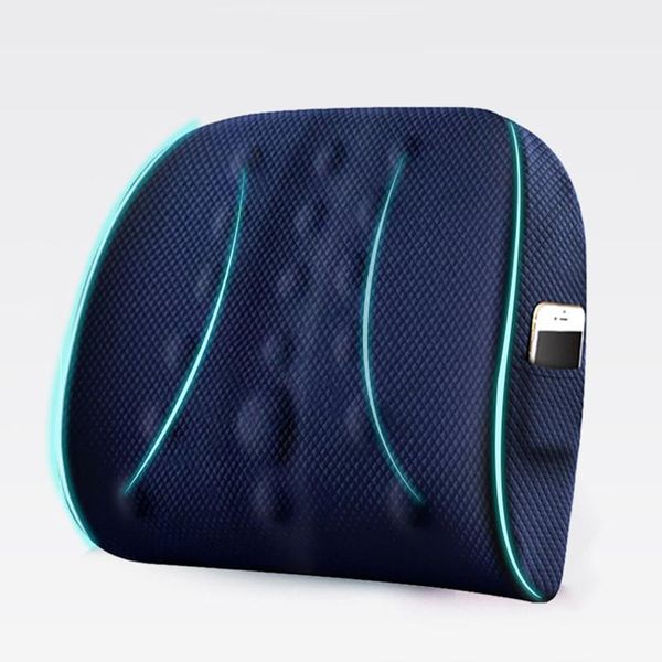 

seat cushions jinserta breathable car waist pillow auto back support lumbar rest cover accessories travel for home office