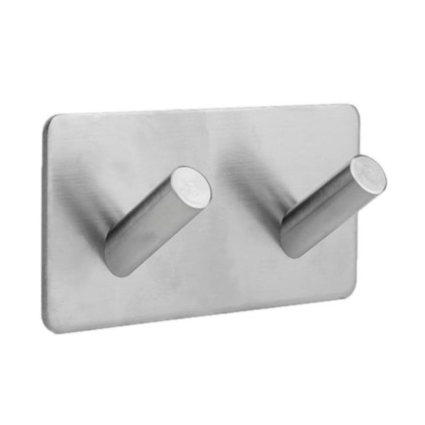 

robe hooks 1/2/4 304 stainless steel self adhesive hook hat key rack bathroom kitchen towel hanger wall mount stick on sticky han