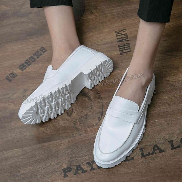 

dress shoes luxurys desginers men formala genuines leathers canvsa platform men's male casual wedding partys loafers shoe size yaeq, Black