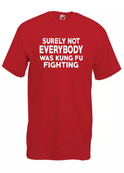

kung fu fighting xmas gift idea mens women t shirts multi-color s-2xl, White;black