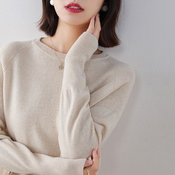 

sweaters soft 2021 fashion o-neck cashmere sweater bottoming slim women and pulloverssoft long sleeve s-xxl, White;black