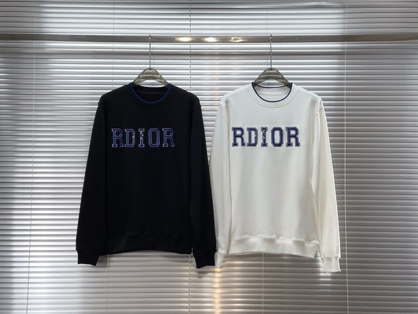 

men's cotton sweatshirts loose women's sweater letters black and white couple clothing high-quality autumn and winter 009